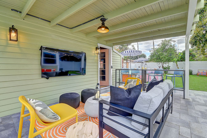 Magical Disneyland Escape with Themed Decor, Pool, Fire Pit & Oversized Yard image 17