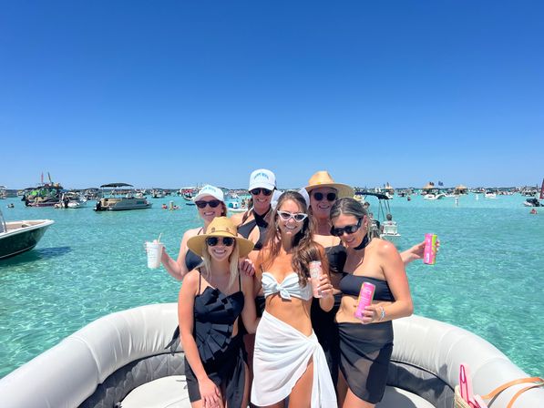 Luxury Tritoon Charter Along the Emerald Coast (Up to 13 Passengers) image 9