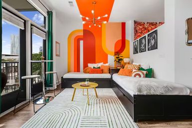 Hippy Tonk: Retro Vibes, Pool, Skyline Lounge + Walk to Broadway image 1