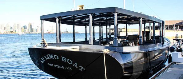 Luxury Limo Boat Charter with Bluetooth Speaker, Color-Changing LED Lights, & More image 7