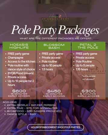 Unforgettable Pole Dance Party Experience image 12