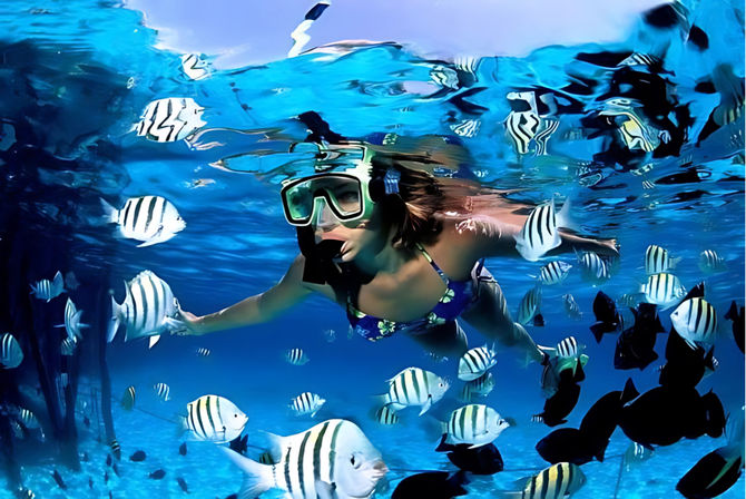 Private 3-Hour Catamaran Cruise: Snorkeling, Natural Pool, BBQ & Open Bar (Up to 120 Guests) image 9