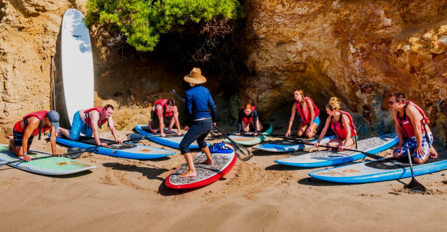 Surfing or Paddle Boarding Lessons at Laguna Beach: Reefs, Hidden Beaches, Dolphins, Marine Life, and More image 4