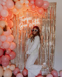 Thumbnail image for Pre-Arrival Party Setup & Kitchen Stocking with Backdrops, Neon Signs, Balloons, Room Deco, Floaties and more