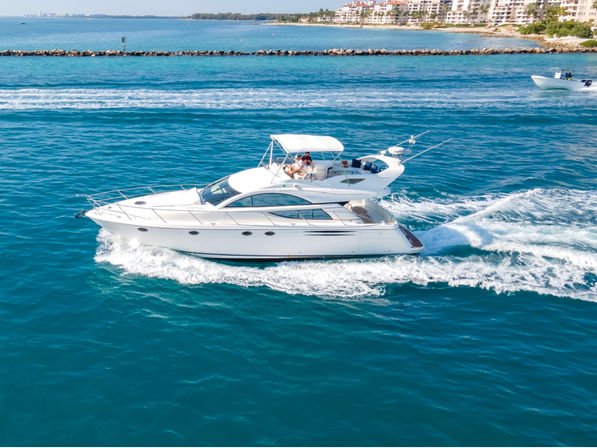 Private Luxury Yacht Experience aboard Pristine 55’ Fairline with complimentary Champagne ***Stewardess and Captain*** image 2