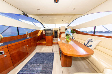 Private Luxury Yacht Experience aboard Pristine 55’ Fairline with complimentary Champagne ***Stewardess and Captain*** image 17