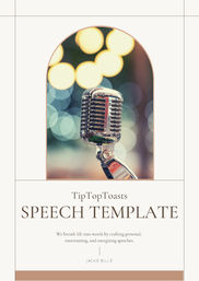 Wedding or Party Personal & Funny Toast Templates & Writing Requests by Professional Writer image 5