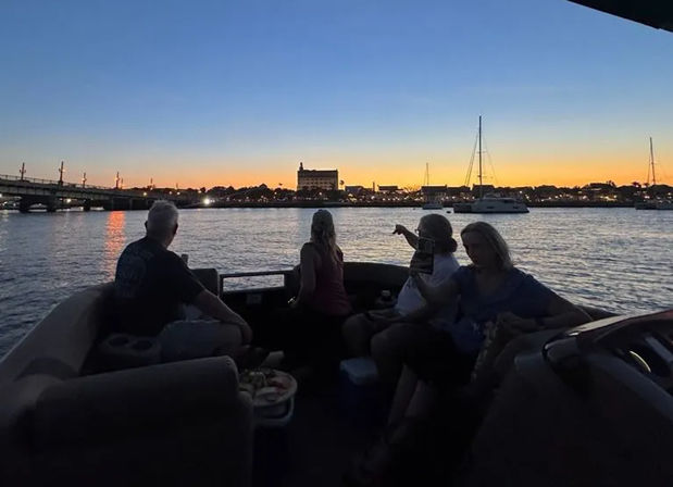 St Augustine - Private Sunset Cruise with Captain: BYOB & Incredible Golden Hour Views image 3