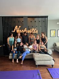 Private Group Yoga with Mimosas, Fresh Juices & Live Sound Healing image 1