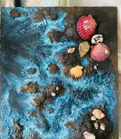 Hands-On Creative Workshop: Natural Quartz Sand Texture Art image 6