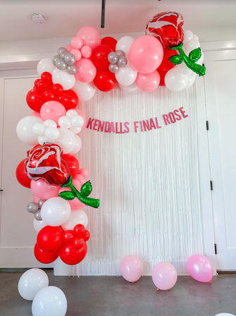 Pre-Arrival Party Decoration Package: Insta-Worthy Photo Backdrop, Balloon Garland, and More Party Favors image 1