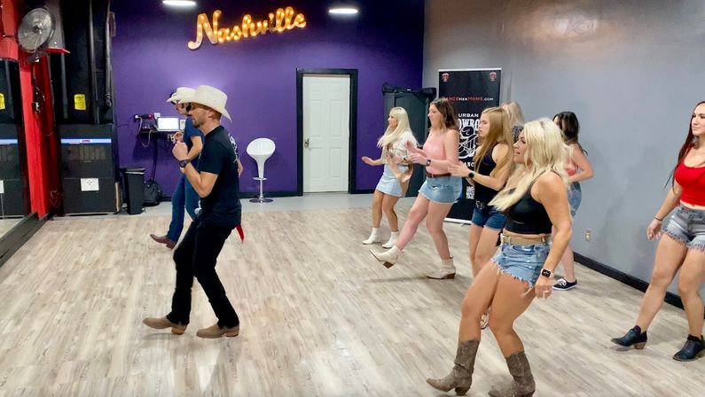 Private BYOB Line Dance Lesson in Studio with Urban Cowboy image 24