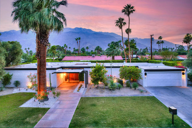 The Sunset Palms: A Mid-Century Modern Oasis image 1