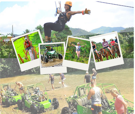 Half Day Fun 3 in One: Off-Road Buggies, Jungle Ziplines & Horseback Riding for the Ultimate Adventure image 6