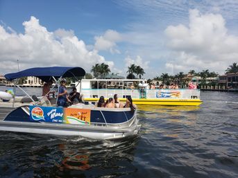 Island Time Boat Cruise in Fort Lauderdale with Sandbar Swim and Insta-Worthy Floaties (BYOB) image 11
