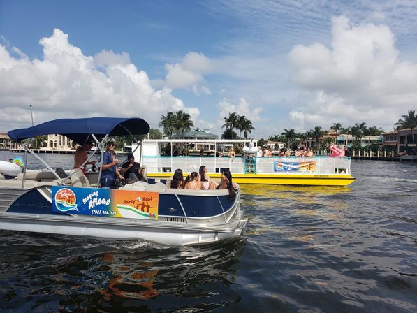 Island Time Boat Cruise in Fort Lauderdale with Sandbar Swim and Insta-Worthy Floaties (BYOB) image 11