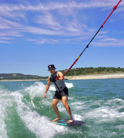 BYOB Water Sport Charter: Private Wake Boat on Lake Travis image 8