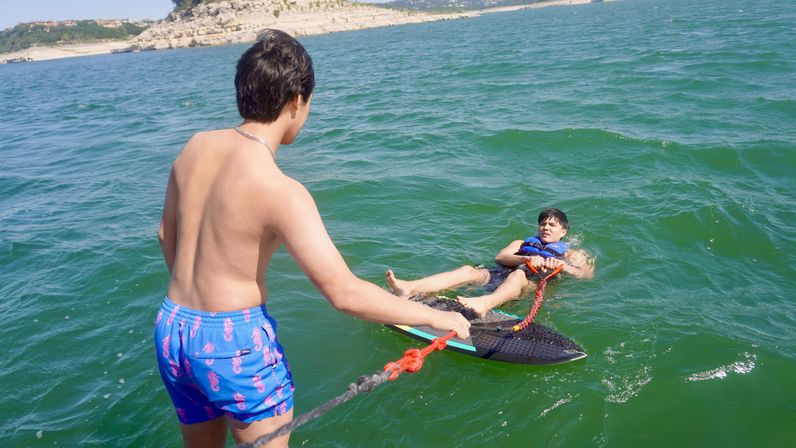 BYOB Water Sport Charter: Private Wake Boat on Lake Travis image 11