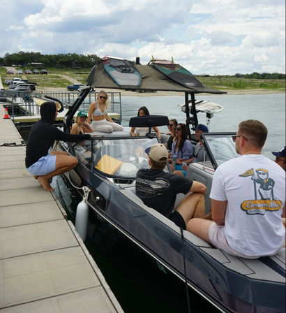 BYOB Water Sport Charter: Private Wake Boat on Lake Travis image 9