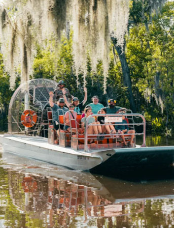 Small Boat, Big Fun: Private Airboat Experience with Gators & Bayou Views image 6