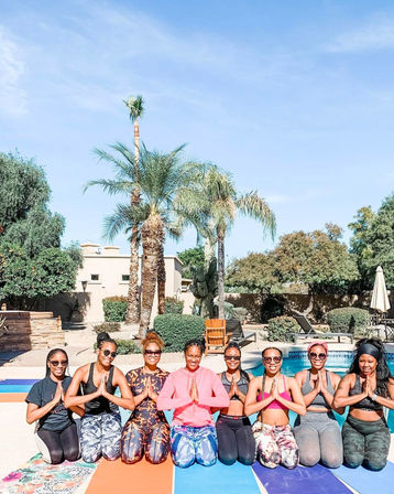 Private Group Yoga Class with Mimosas, Fresh Juices & Live Music Add-ons image 4