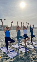 Private Group Yoga Class with Mimosas, Fresh Juices & Live Music image 6