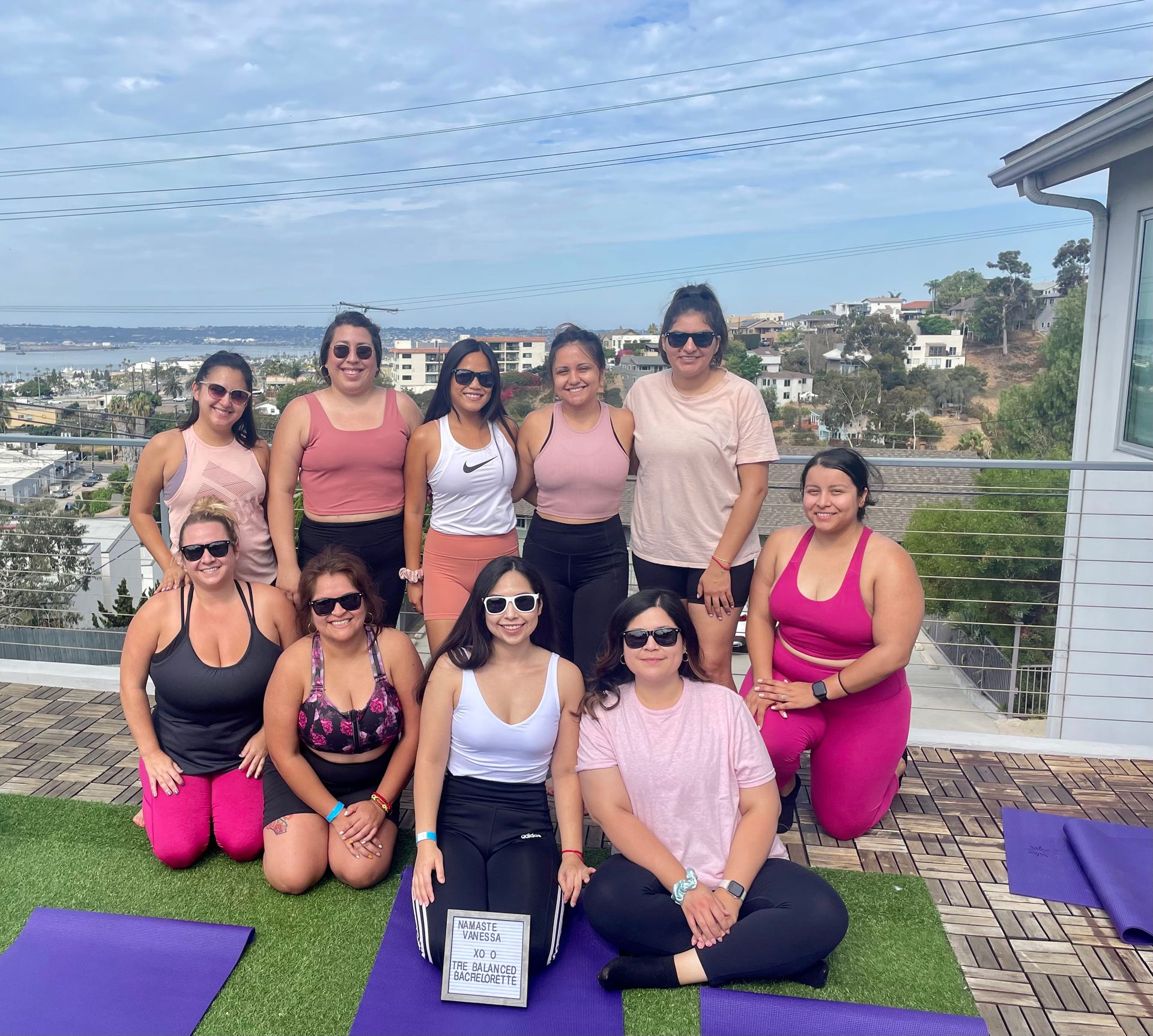 Private Group Yoga Class with Mimosas, Fresh Juices & Live Music Add-ons image 1