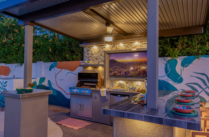Sonoran Soul: Hot Tub, Outdoor Kitchen/Bar image 17