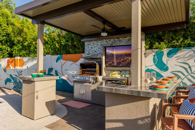 Sonoran Soul: Hot Tub, Outdoor Kitchen/Bar image 2