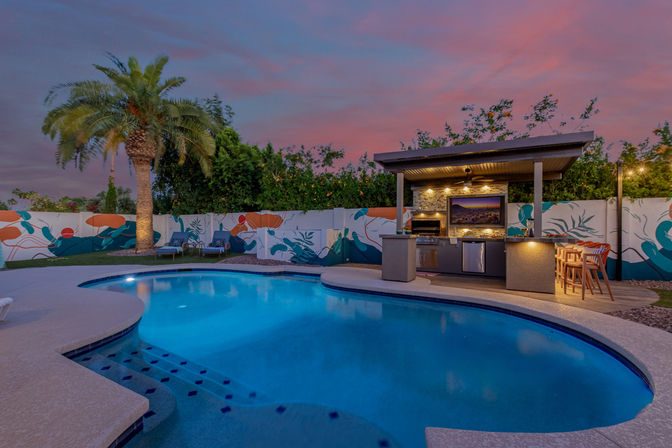 Sonoran Soul: Hot Tub, Outdoor Kitchen/Bar image 3