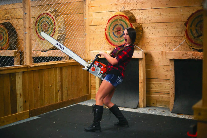 Unleash Your Inner Lumberjack at Section 37 Axe Room image 3