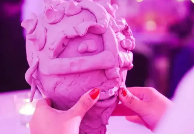 Sculpture Without Sight: Immersive Sensory Sculpting Experience image 2