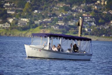 Stylish Electric Duffy Boat Rental: Cruise the Stunning Sausalito Coastline with Your Crew image 3