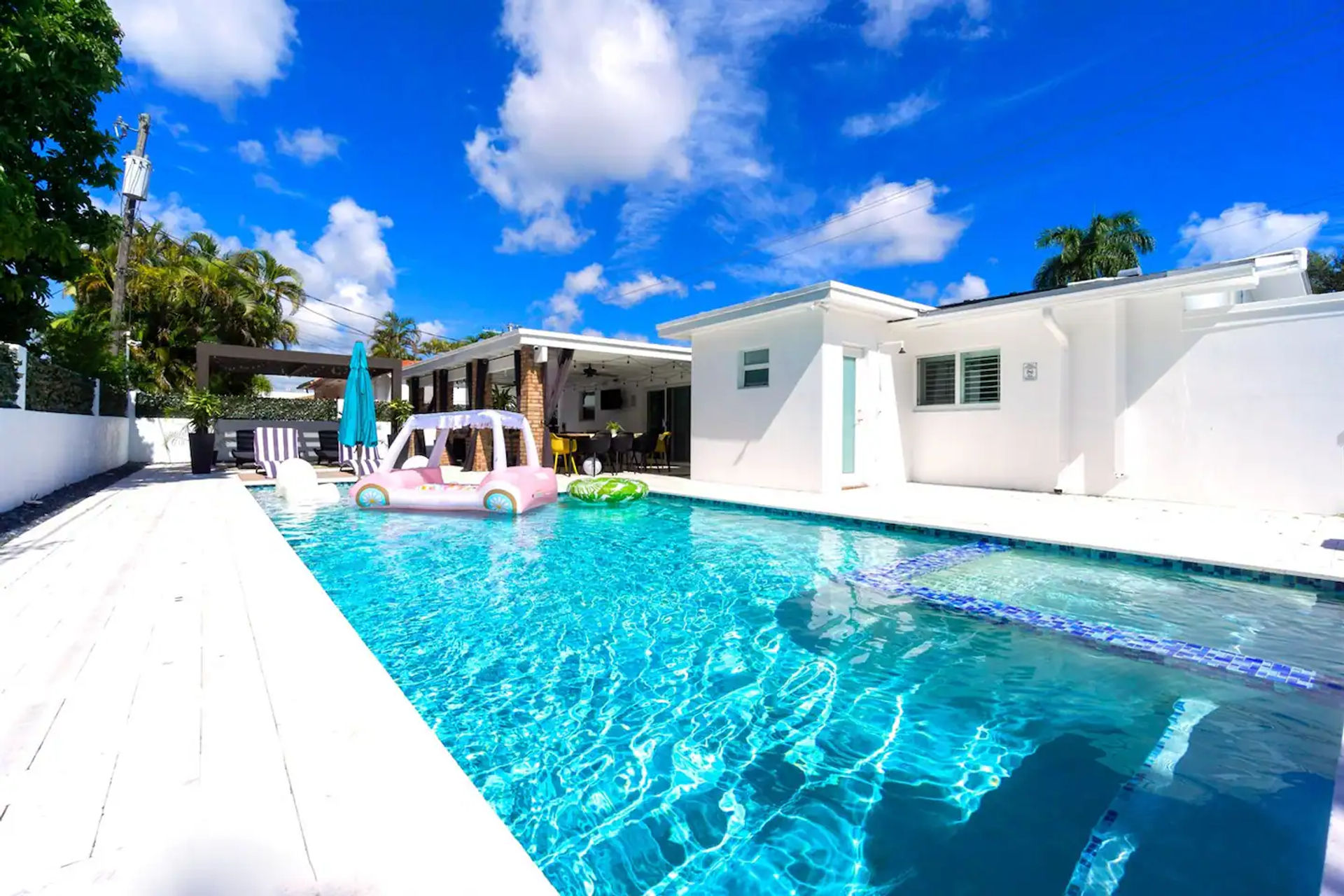 Paradise Palm Villa - Large Miami Getaway Home: Modern Villa with Pool & Entertainment Space image 1