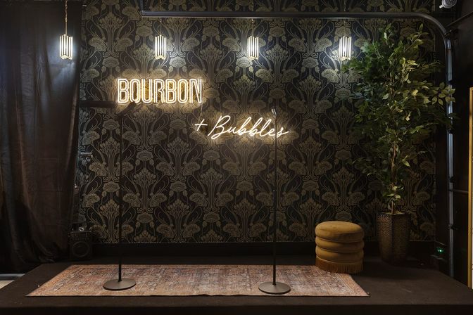 Bourbon and Bubbles: Retro Speakeasy-Style Home with Rooftop Hot Tub image 24
