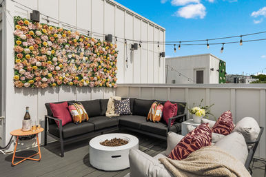 Bourbon and Bubbles: Retro Speakeasy-Style Home with Rooftop Hot Tub image 2