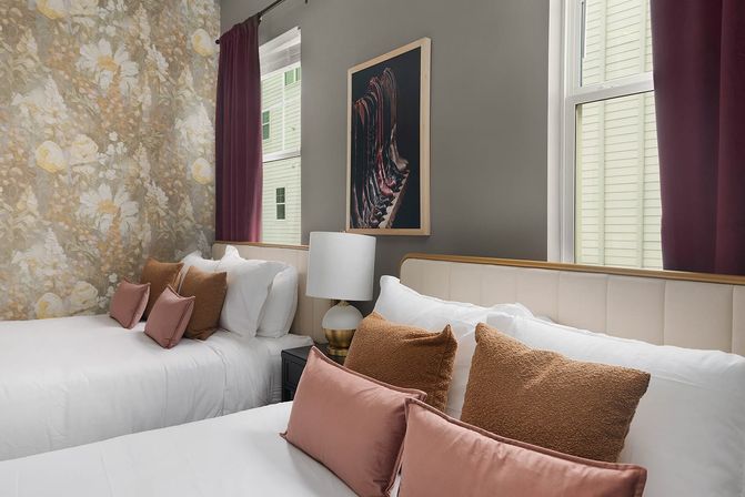 Bourbon and Bubbles: Retro Speakeasy-Style Home with Rooftop Hot Tub image 57