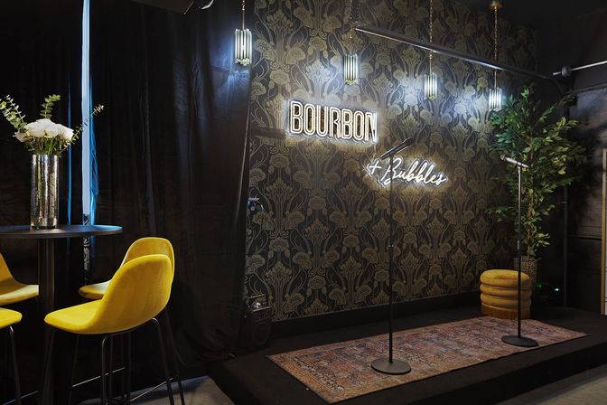 Bourbon and Bubbles: Retro Speakeasy-Style Home with Rooftop Hot Tub image 27