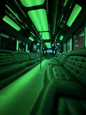 XXX Party Bus Package: Private BYOB Party Bus with Male Entertainers & Dance Pole On Board image 5