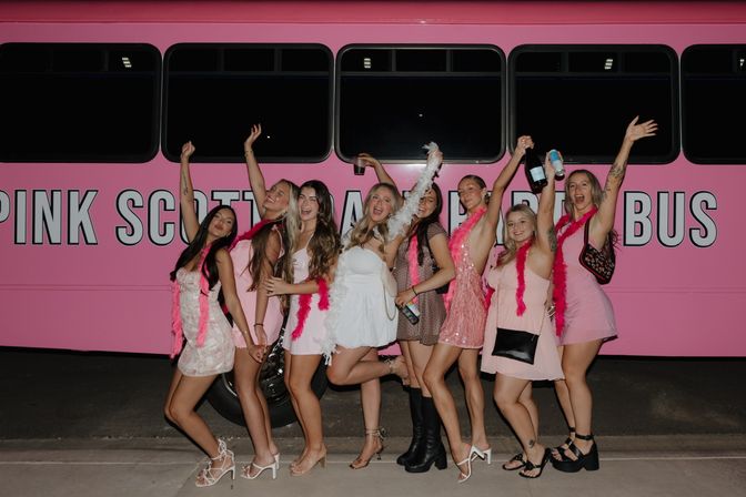 Pink Pony Club Express: Scottsdale's Ultimate All-Pink BYOB Drag Party Bus image 1
