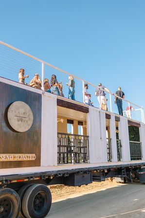 "Semi Toasted Wine Tour" Bachelorette Package on an 18-Wheeler Trailer Bus (Up to 40 People) image 6