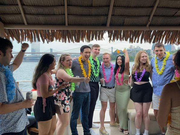 Private Tiki Boat Celebration: BYOB with Tropical Vibes + Incredible Views image 3