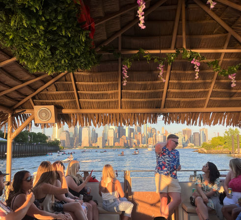 Private Tiki Boat Celebration: BYOB with Tropical Vibes + Incredible Views image 4