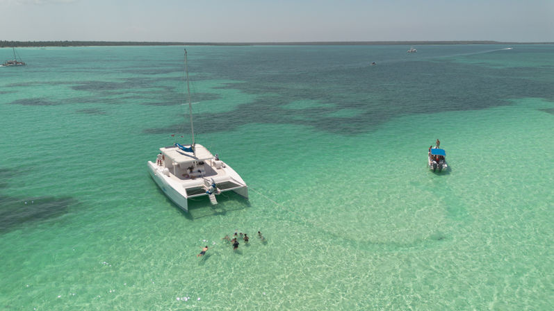 Full-Day All-Inclusive Private Catamaran Adventure to Saona Island image 12