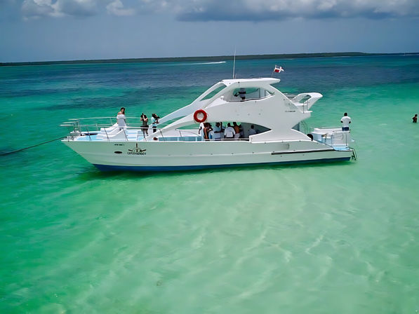 Full-Day All-Inclusive Private Catamaran Adventure to Saona Island image 1