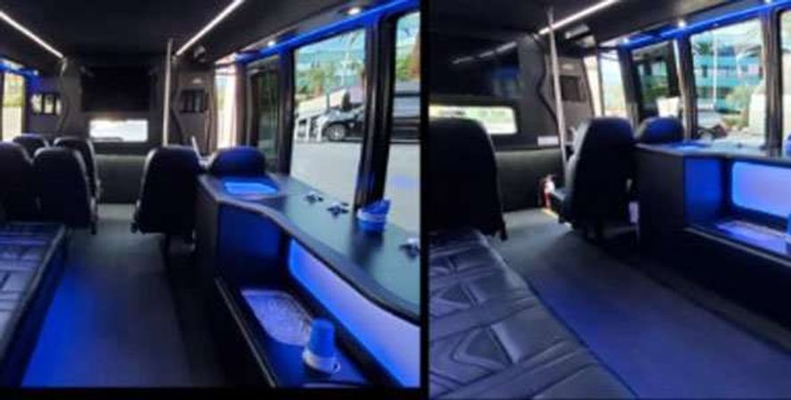 Mini Party Bus One-Way Transportation: Complimentary Champagne, BYOB & More image 6