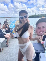 Ultimate Bachelorette Sandbar Party: Double Decker Party Boats with Water Slides! image 12