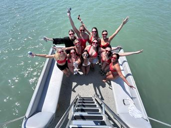 Ultimate Bachelorette Sandbar Party: Double Decker Party Boats with Water Slides! image 6
