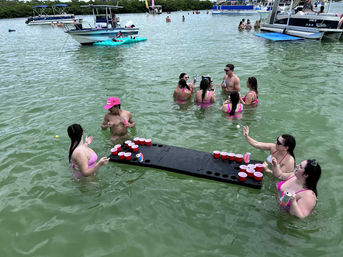 Ultimate Bachelorette Sandbar Party: Double Decker Party Boats with Water Slides! image 20