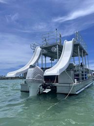 Ultimate Bachelorette Sandbar Party: Double Decker Party Boats with Water Slides! image 2